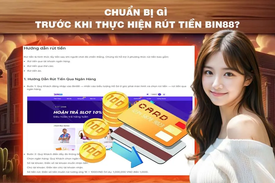 Chuẩn Bị Gì Trước Khi Thực Hiện Rút Tiền Bin88
