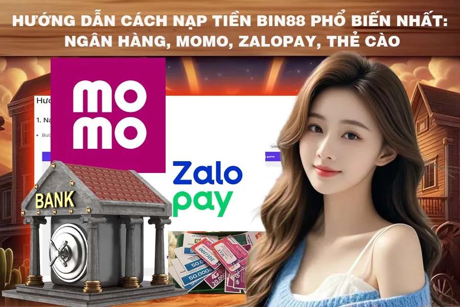 Hướng Dẫn Cách Nạp Tiền Bin88 Phổ Biến Nhất
