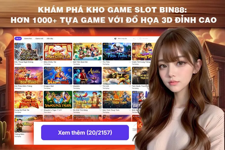 Khám Phá Kho Game Slot Bin88